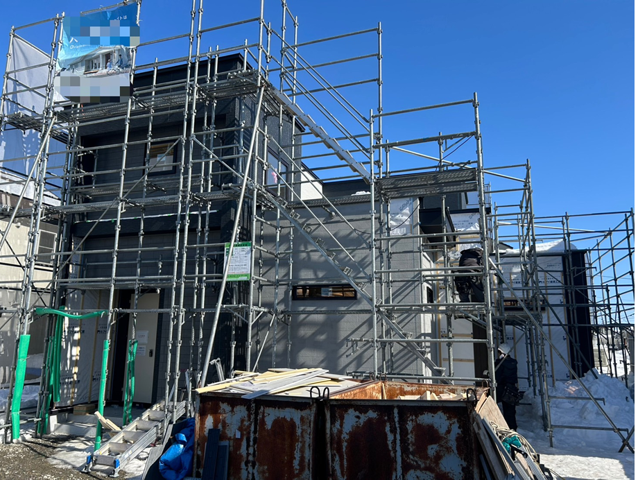 戸建住宅足場画像